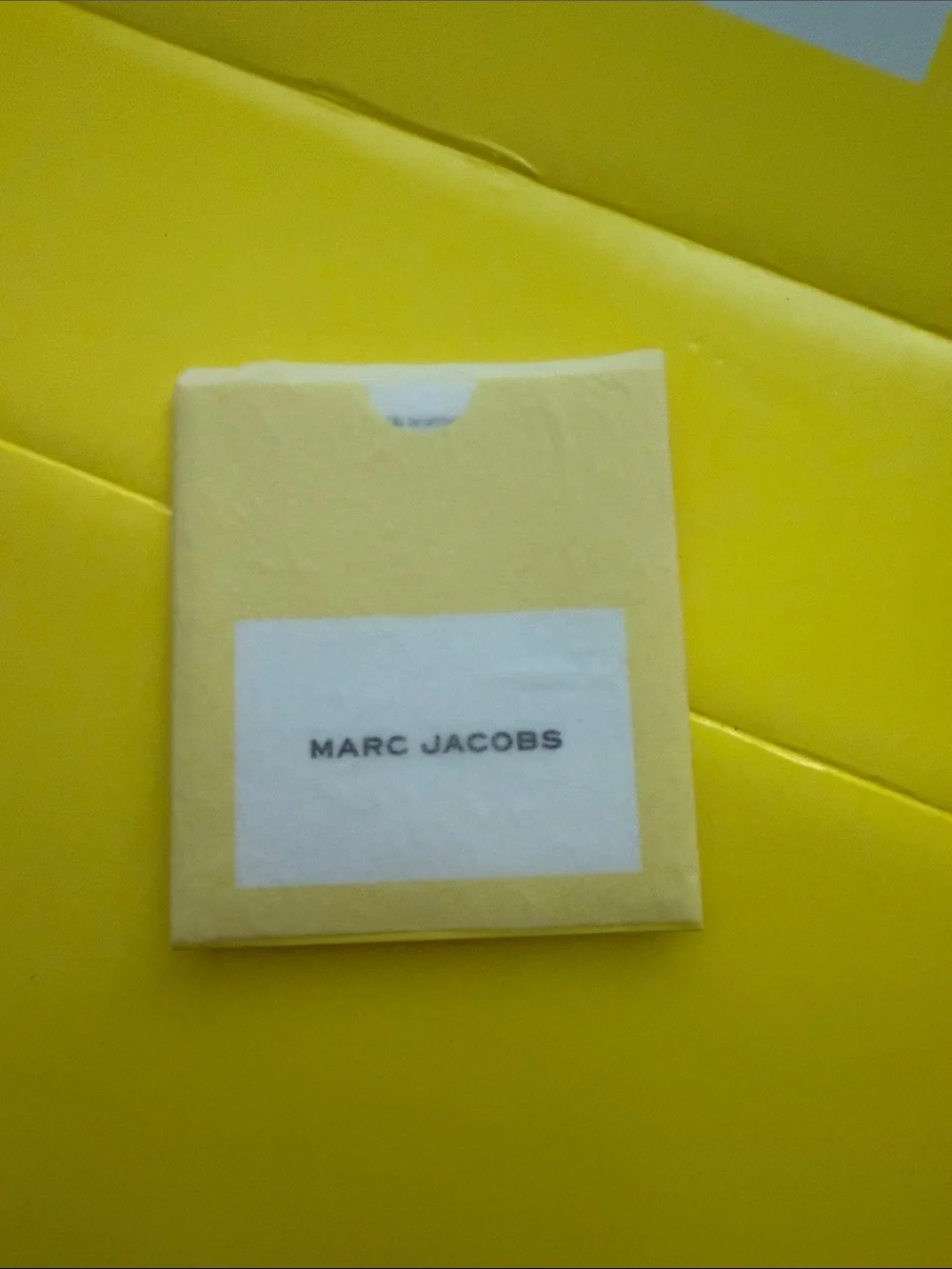 Marc Jacobs Black Embossed 'The Pouch' Leather Wristlet Key & Card Holder
